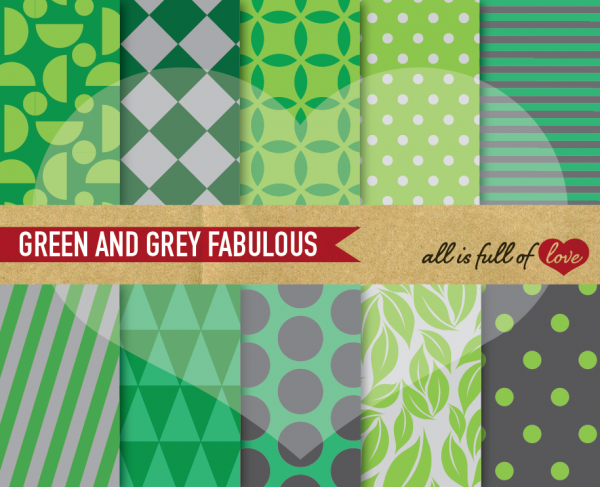 Download Green & Grey Fabulous Backgrounds 