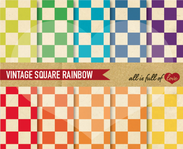 Download Square Rainbow Vintage Backgrounds 