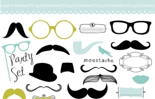 Mustache Party Set II