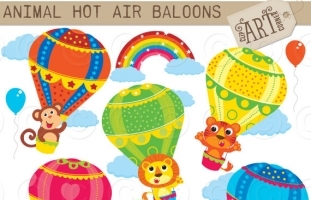 Animal Hot Air Baloons