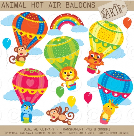 Animal Hot Air Baloons