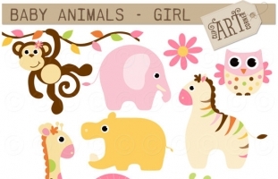 Baby Animals Girl