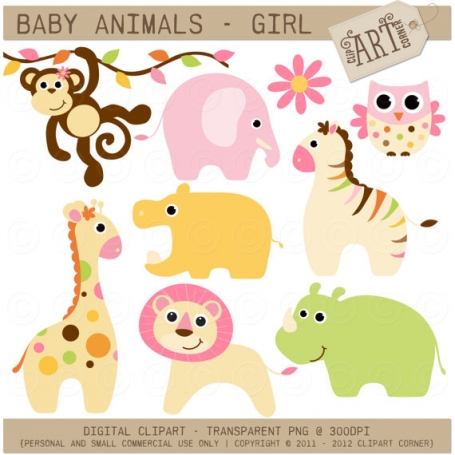 Baby Animals Girl