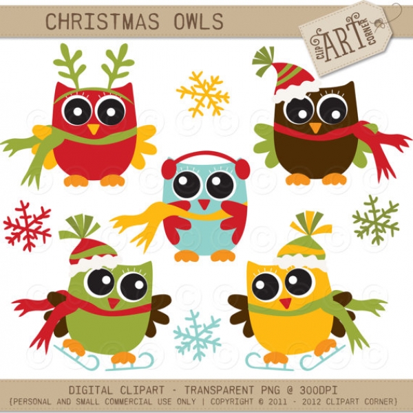 Download Christmas Owls 