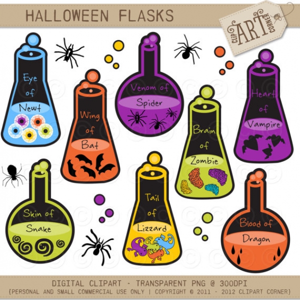 Download Halloween Lab Flasks 