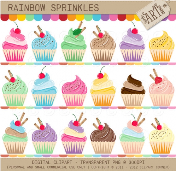 Download Rainbow Sprinkle Cupcakes 