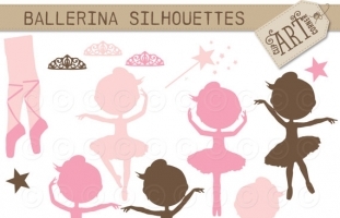 Silhouettes Little Ballerina