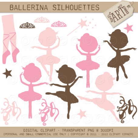 Silhouettes Little Ballerina