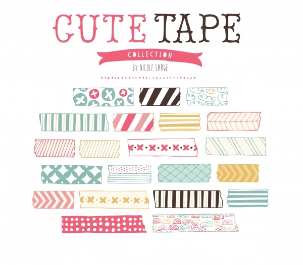 Cute Tape (Clipart) - Graphics / Clip Art