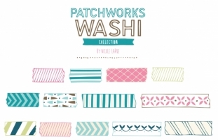 Patchworks Washi (Clipart)