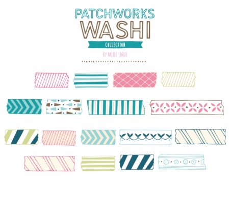 Patchworks Washi (Clipart)