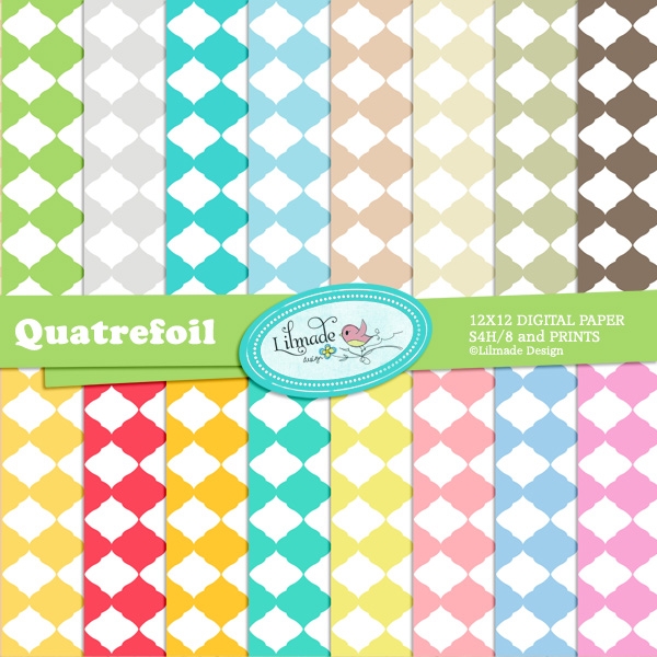 Download Quatrefoil digital papers 