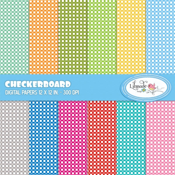 Download Checkerboard Digital Papers 