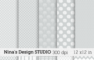 Gray Digital Papers