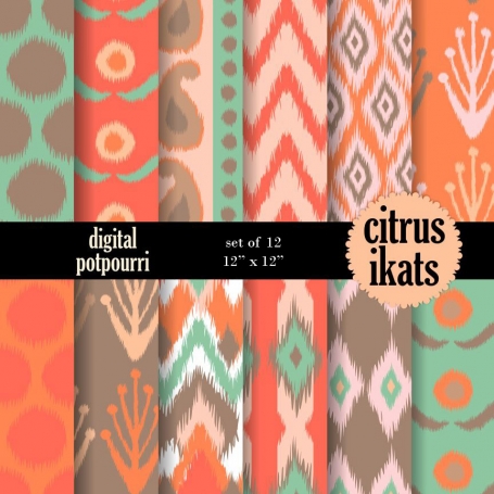 Citrus iKats Digital Papers