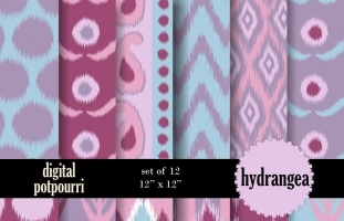 Hydrangea Digital Papers