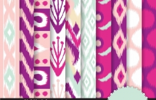 Magenta iKat Digital Papers