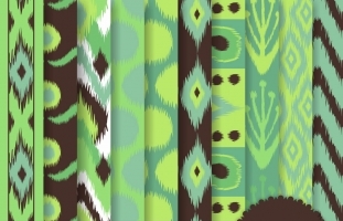 Mint Chocolate iKat Digital Papers 