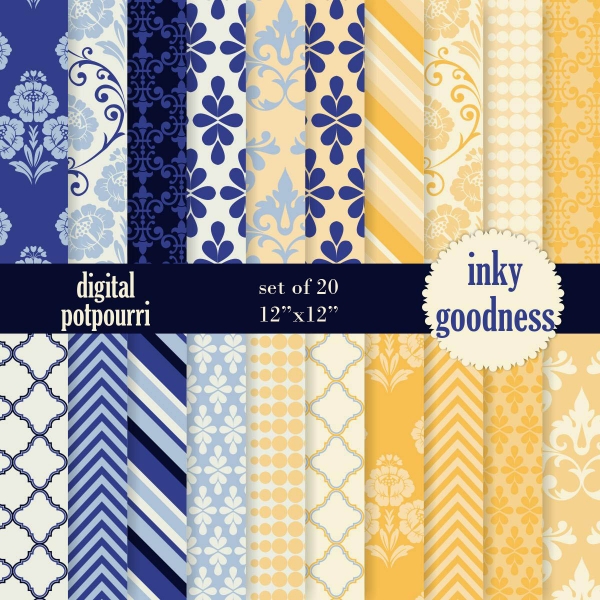 Download Inky goodness Digital Papers 