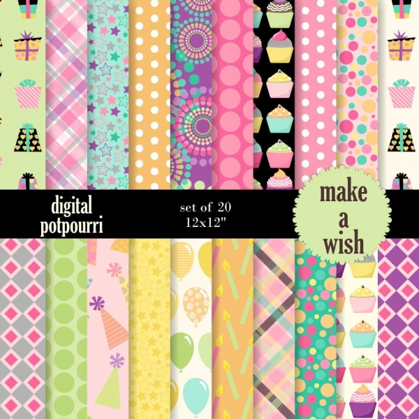 Download Make a wish Digital Papers 