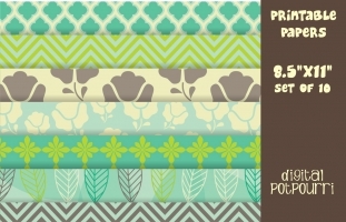 Teal suede Digital Papers