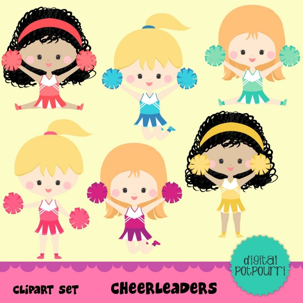 Download Cheerleaders Clip Art 