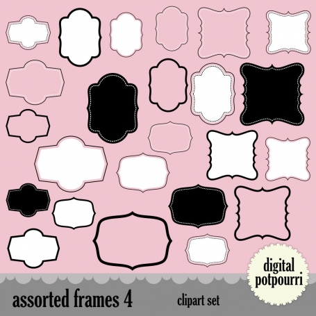Assorted Frames Clip Art 4