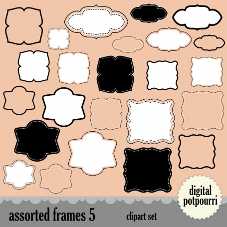 Assorted Frames Clip Art 5