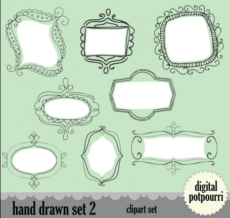 Hand Drawn Frames 2