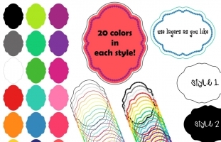 Layer em up Bright Frames II