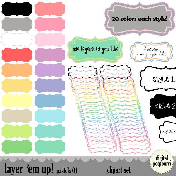 Download Layer em up Pastel Frames 