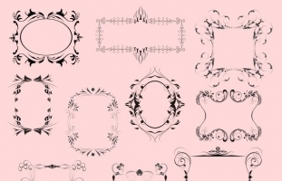 Vintage Frames Clip Art