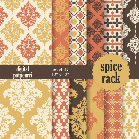 Spice rack Digital Papers 