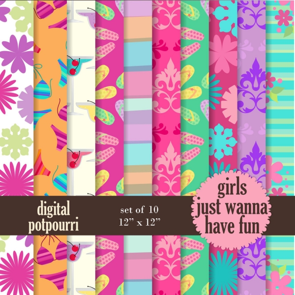 Download Girls just wanna Digital Papers 