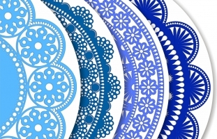 Doily blues Clip Art