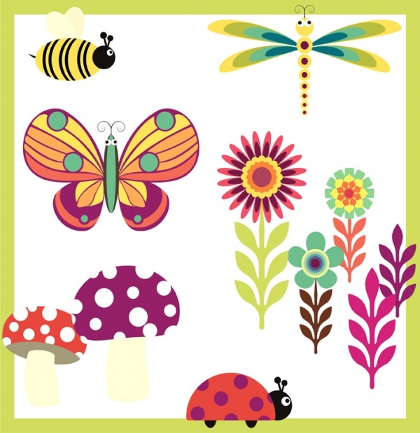 Download Garden set 1 Clip Art 