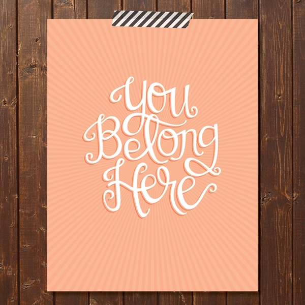 Download You Belong Here Print 