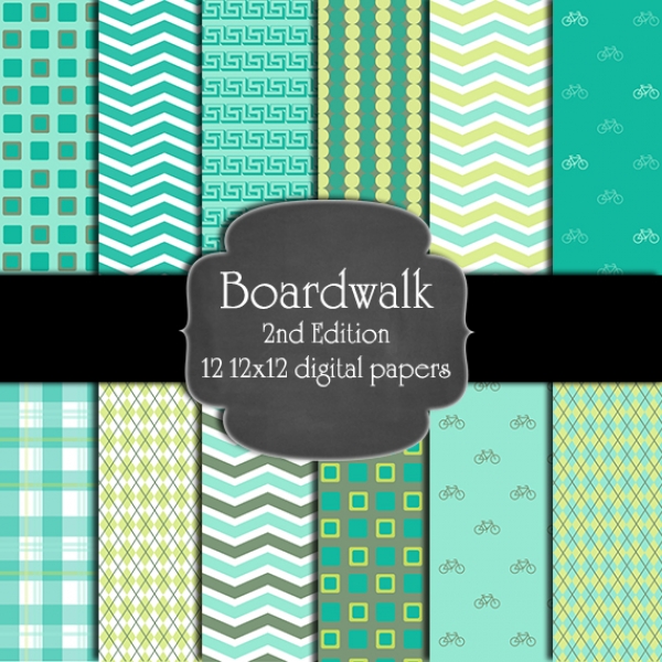 Download Boardwalk Digital Paper Pack - 2nd Edition 