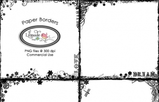 Paper Borders Vintage Border