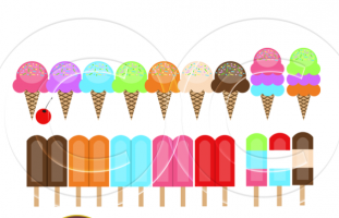 Ice Cream Commercial Use Clipart