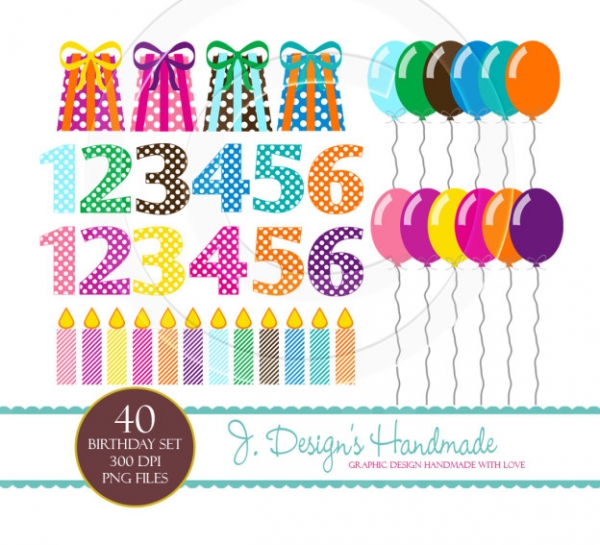 Download Birthday Boy And Girl Party Commercial Use Clipart 