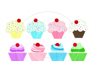 Cupcake Commercial Use Clipart