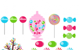 Candy Commercial Use Clipart