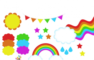 Rainbow Commercial Use Clipart 