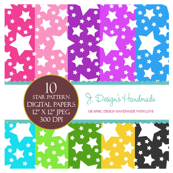 Download Stars Digital Paper Pack 