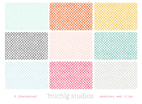 Download 9 checkered seamless web tiles/blog or website bac 