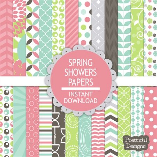 Download Spring Showers Clip Art 
