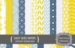 Daisy Skies Paper Pack