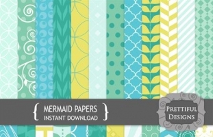 Mermaid Paper Pack