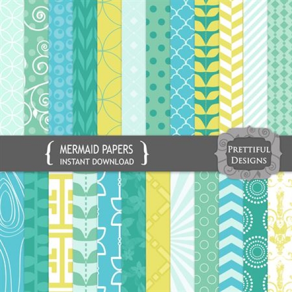 Download Mermaid Paper Pack 
